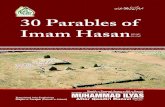 Thirty Parables of Imam Hasan - kanzuliman.org · تﺎﯾﺎﮑﺣِ 30 ﯽﮐ ﻦﺴَﺣ مﺎﻣَ ِا Imam Hasan ki 30 Hikayaat Thirty Parables of IMAM HASAN ' ( THIS booklet