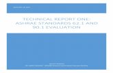 TECHNICAL rEPORT oNE: ashrae STANDARDS 62.1 AND 90.1 ... · TECHNICAL REPORT ONE: ASHRAE STANDARDS 62.1 AND 90.1 EVALUATION Executive Summary This Report is an evaluation of the NEOMED