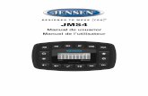 JMS4 User Manual - ASA Electronics · vez que haya logrado una operación correcta, apague el interruptor accesorio y proceda con el montaje final de la radio. Consulte la sección