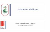 Diabetes Mellitus - OPLopl.org.lb/newdesign/pdf/ContinuingEducation/Diabetes...2 Recognize the role of pharmacists in diabetes care. Define diabetes mellitus (DM). Compare and contrast