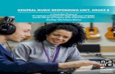 GENERAL MUSIC RESPONDING UNIT, GRADE 8 - NAfMEnafme.org/wp-content/files/2017/08/General-Music-Responding-Unit-Grade-8.pdf · OVERVIEW OF GENERAL MUSIC RESPONDING UNIT, GRADE 8 Music