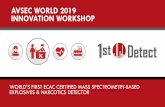 AVSEC WORLD 2019 INNOVATION WORKSHOP...MASS SPECTROMETRY - THE GOLD STANDARD There is a reason labs use Mass Spec – it’s the best Aviation Security would have specified Mass Spec