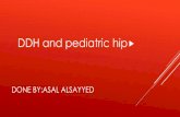 DDH and pediatric hip - كلية الطب...DDH occurs after the 1st trimester and although DDH is most often present at birth, it may also develop during a child's first year of life.