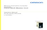 PROFIBUS Master Unit · 2019-11-02 · 1 Introduction CJ-series PROFIBUS Master Unit Operation Manual for NJ-series CPU Unit (W509) Introduction Thank you for purchasing a CJ-series