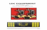 LDC EQUIPMENT - Master Hire · p) Switch on Slave unit, then Master unit. Switch lights into Timer mode, and check the operation of all lights, including rear “red condition”