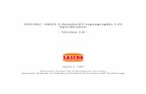 ISO/IEC 18033-3 Standard Cryptographic LSI …...ISO/IEC 18033-3 Standard Cryptographic LSI Specification - Version 1.0 - April 1, 200 Research Center for Information Security, National