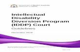 Intellectual Disability Diversion Program (IDDP) Court · The IDDP Court Magistrate’s role is to decide if the participant is eligible for assessment and acceptance to the Program,