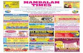 MAMBALAMmambalamtimes.in/admin/pdf/1325251659.31.12.2011.pdfjapam’ and ‘mahasankalpam’ at 8 a.m from Jan. 3 to 8, and ‘sahasranaama archanai’ on all days. There will be kuthuvillaku