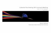 Colonial Purchasing 2013 Annual Meeting - ... · Big Picture Perspectives 2 U.S. Household Player Penetration • 51 million households / 43% • 27 million households / 23% Total
