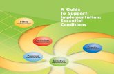 A Guide to Support Implementation: Essential Conditionsessentialconditions.ca/wp-content/uploads/2016/11/essentialconditions_eng.pdf · A Guide to Support Implementation: Essential
