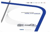 INSTRUMENTATION PIPE FITTINGS - mramco.com Pipe Fittings.pdf · Pipe fittings for high pressure application are available. The standard pressure ratings for each thread sizes are