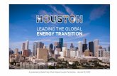 As presented by Bobby Tudor, Chair, Greater Houston ... Tudor... · As presented by Bobby Tudor, Chair, Greater Houston Partnership – January 22, 2020. LEADING THE GLOBAL ENERGY