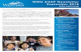 WWU AUAP Newsletter September 2018 · 2019-03-23 · WWU AUAP Newsletter September 2018 wwu.edu/auap Integrated English Skills • Research Projects—Interview questions • Strategies