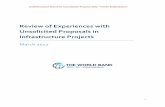 Review of Experiences with Unsolicited Proposals in ... ... Review of Experiences with Unsolicited Proposals