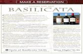 HSC Basilicata Menu - Il Fornaioilfornaio.com/menus/WHSC.Basilicata menu 17.pdf · TORTA ALLO ZABAIONE Sponge cake soaked in Marsala wine and layered with zabaione-mascarpone cream,
