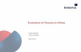 Evolution of Tenova in China · 2019-03-13 · First commercial exploration for projects for the steel industry The 1990s Beijing Representative office, Tenova as exporter of equipment