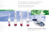 Precision Hydrometers and Refractometers 9_Eng.pdf · 2012-10-02 · DKD calibration certificate or factory test certificate n Most hydrometer types are available with integrated