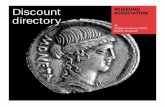 Discount MUSEUMS ASSOCIATION directory · 2009-11-30 · Welcome to a new edition of the Museums Association members’ Discount directory. The directory gives details of over 700