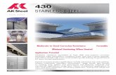 STAINLESS STEEL · on heating units, gutters and downspouts and flatware. Industrial and commercial applications range from interior architectural applications to nitric acid plant
