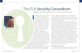 ELN The ELN Security Conundrum - Atrium Research Mar 2011 Security...The ELN Security Conundrum Michael H. Elliott I n February of this year, a scientist at Dow Chemical’s Plaquemine,