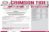 CRIMSON TIDE - Mississippi State Bulldogs...Crimson Tide leads the all-time series, 83-17-3 (81-18-3 NCAA) and won last year’s meeting, 24-0, in Tuscaloosa. The Tide has played more