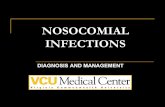 NOSOCOMIAL INFECTIONSgbearman/Adobe files... · 2004-06-01 · Outline Epidemiology of nosocomial infections Incidence Morbidity and mortality Excess cost Overview of pathogenesis