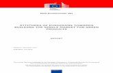 ATTITUDES OF EUROPEANS TOWARDS BUILDING THE SINGLE MARKET FOR GREEN PRODUCTS · 2017-11-30 · FLASH EUROBAROMETER 367 “Building the single market for green products” 6 MAIN FINDINGS