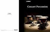 Concert Percussion Catalog · Legendary marimbist Keiko Abe has been collaborating with Yamaha for over 40 years. ˜e culmination of this alliance is embodied in the YM-6100 Concert