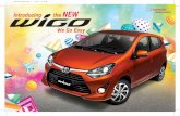 WIGO 2017 leaflet.pdf 5/31/17 11:28 AM TOYOTA moving ...WIGO 2017 leaflet.pdf Introducing the NEW We Go Easy MODEL Overall Len th x Width x Hei ht Curb Wei ht Model Type Dis lacement