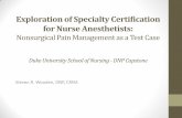 Exploration of Specialty Certification for Nurse Anesthetistsdnpconferenceaudio.s3.amazonaws.com/2012/1Podium2012/WoodsenPodium… · Exploration of Specialty Certification for Nurse