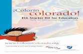 ! Colorín colorado! · 2015-09-18 · Nat LaCour, Secretary-Treasurer Antonia Cortese, Executive Vice President / Colorín Colorado ELL Starter Kit for Educators Colorín Colorado