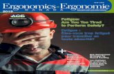 $3.00 / 3,00 $ Ergonomics Ergonomie · canadienne d’ergonomie, de vous souhaiter la bienvenue à la 8e édition du magazine Ergonomie Canada. En tant que principale voix du domaine