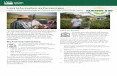 Loan Information on Farmers Information... · their service center via the farmers.gov portal. About Farmers.gov In February 2018, USDA released farmers.gov – a dynamic, mobile-friendly
