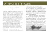 October 2019 VINTAGE TIMES · The Farmer’s Almanac By: Doug Junker Over the past couple of months, I have referenced the fact that The Farmer’s Almanac is predicting a colder