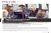 PECB Certified ISO 21001 Lead Implementer...Master the implementation and management of Educational Organizations Management Systems (EOMS) based on ISO 21001 Why should you attend?