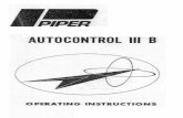 befcstl.orgbefcstl.org/wp-content/uploads/2017/10/piper-AutoControl_IIIB... · although the piper autocontrol 111 b will give long and trouble free service. it may in time require