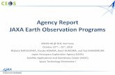 Agency Report JAXA Earth Observation Programsceos.org/document_management/Working_Groups/WGISS... · Agency Report JAXA Earth Observation Programs WGISS-46 @ DLR, Germany October