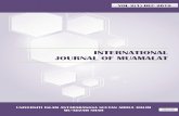 INTERNATIONAL JOURNAL OF MUAMALAT...International Journal of Muamalat December 2018, Vol.2, Issue 1 ISSN: 2590-4337 ii Vol. 2, Issue 1 (2018) Table of Contents Articles Memperkasa
