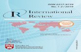 ISSN 2217-9739 No. 1-2/2019 · 2019-09-25 · Faculty of Business Economics and Entrepreneurship International Review (2019 No. 1-2) 1 ©Filodiritto Editore ISSN 2217-9739 No. 1-2/2019