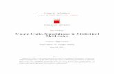 Monte Carlo Simulations in Statistical Mechanicsmafija.fmf.uni-lj.si/seminar/files/2010_2011/montecarlo.pdf · In this section, some applications of Monte Carlo (MC) methods in statistical