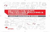 BEYOND THE HURT: pREvENTiNg BUllYiNg & …schools.peelschools.org/1479/Documents/Bullying...2 BEYOND THE HURT | REpvENTiNg BUllYiNg & HaRassmENT (adult advisor’s uide)g Until recently,