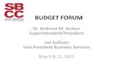 Dr. Andreea M. Serban Superintendent/President Joe ... Dr. Andreea M. Serban Superintendent/President