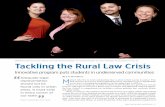 2018 Maine Law Rural Law Fellows, from left, Brittanie ... · According to its executive director, Diana Scully, the Maine Justice Foundation has been extremely impressed with the