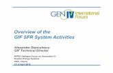 023 A. Stanculescu Overview of the GIF SFR System …...Overview of the GIF SFR System Activities INPRO Dialogue Forum on Generation IV Nuclear Energy Systems IAEA, Vienna 13-15 April