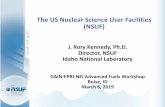 The US Nuclear Science User Facilities (NSUF)...Irradiation Testing of Materials Produced by Additive Friction Stir Manufacturing ($1837K, Aeroprobe, FY18) Radiation Effects on Zirconium