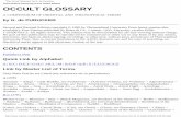'The Occult Glossary' by G. de Purucker. de Purucker - Occult Glossary.pdf · Theosophical University Press Online Edition OCCULT GLOSSARY A COMPENDIUM OF ORIENTAL AND THEOSOPHICAL
