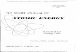 THE SOVIET JOURNAL OF ATOMIC ENERGY VOLS. 2-3 · Title: THE SOVIET JOURNAL OF ATOMIC ENERGY VOLS. 2-3 : Subject: THE SOVIET JOURNAL OF ATOMIC ENERGY VOLS. 2-3 : Keywords: Declassified