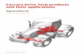 Carraro Drive Tech products and their applications...16 Spare Parts Magazine 2013 - N 1 Carraro Drive Tech products and their applications Agricultural Utility tractors and Open Field