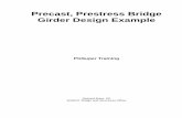 Precast, Prestress Bridge Girder Design Example · 2020-02-04 · Precast, Prestressed Girder Design Example –PGSuper Training ( 2/4/2020) 1 . 1 Introduction . The purpose of this