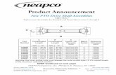 Neapco PTO Components Catalog UpdateNote: 2480 series is the 80 degree CV designation for Walterscheid 2400 series. Warning: The inner profile tube must engage the outer profile tube